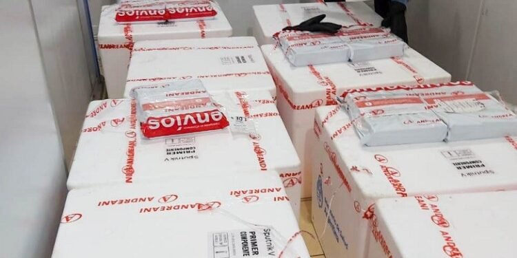 Este lunes, San Juan recibió 6000 nuevas dosis del primer componente de la vacuna Sputnik V