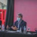 El gobernador y el ministro del Interior encabezaron un encuentro con referentes de las cámaras empresarias de San Juan