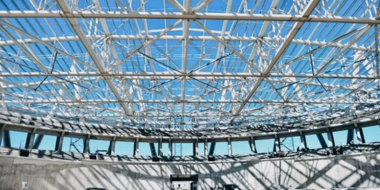 Velódromo: la obra cuenta con un 50% de avance