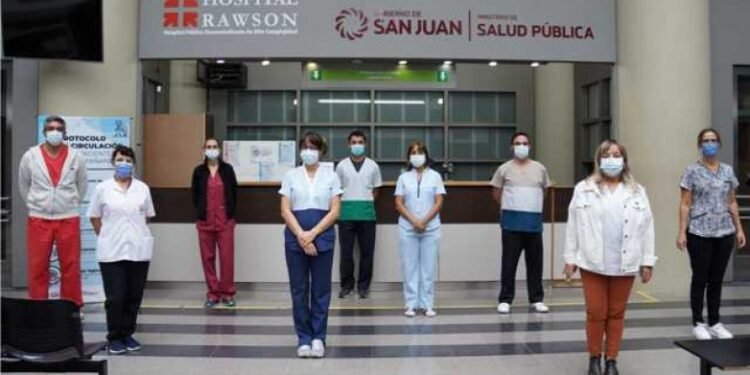 Los kinesiólogos, integrantes clave dentro del equipo del Hospital Rawson