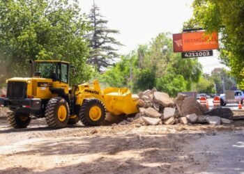 Ya se iniciaron las obras de reparación sobre calle Urquiza