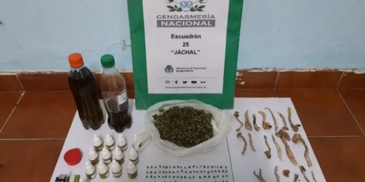 En Jáchal, gendarmes encontraron una caja misteriosa: mirá lo que contenía