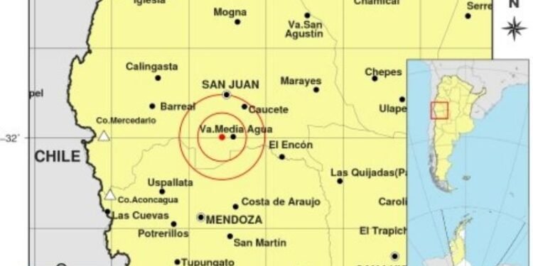 Movidita la mañana sanjuanina: tembló y el epicentro fue en el mismo lugar que el terremoto