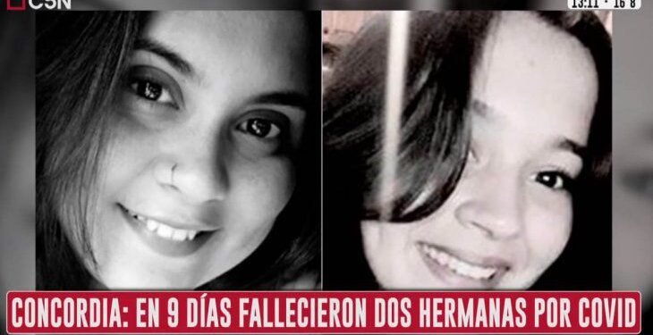 Concordia: en nueve días murieron dos hermanas por Covid-19