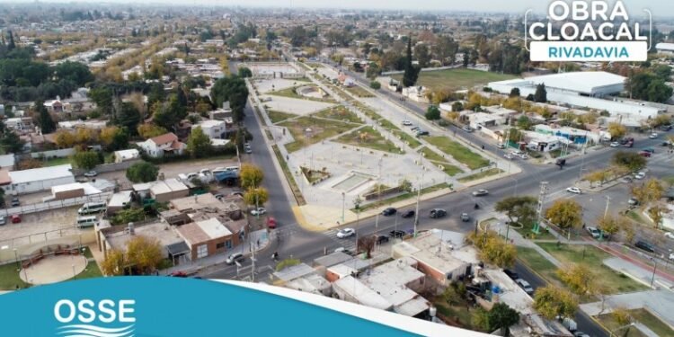 OSSE reactiva dos obras cloacales que beneficiarán a 23.000 habitantes de Rivadavia y Capital