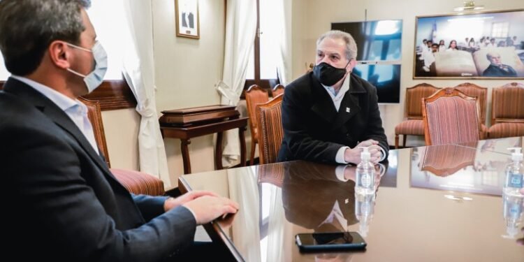 El gobernador se reunió con Hugo Goransky, flamante miembro de la Comisión Nacional de la Unión Industrial Argentina