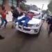 Formosa: ministro arrastró a un hombre sobre su auto durante una manifestación