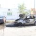 Una camioneta fue consumida por el fuego en pleno centro