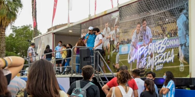La Copa América recorre la provincia de San Juan