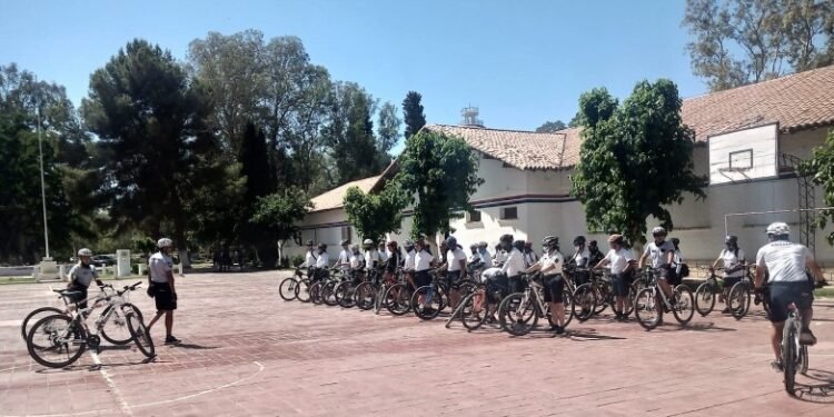 San Juan es referente en el país en capacitación de policías ciclistas