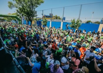 Con un bici tour en La Boca, la Vuelta a San Juan tuvo su presentación oficial en Buenos Aires