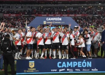 River goleó a Racing y es el campeón de la Liga Profesional de Fútbol