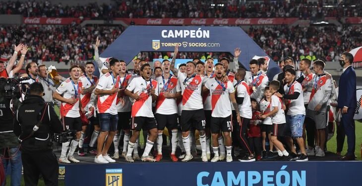 River goleó a Racing y es el campeón de la Liga Profesional de Fútbol