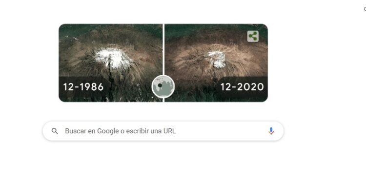 Día de la Tierra: Google muestra en su Doodle el impacto del cambio climático
