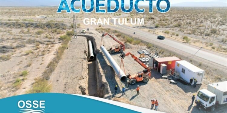 Un nuevo sector de obra se abre en el Acueducto Gran Tulum