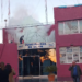 Por un incendio en la Municipalidad de Úllum, los trabajadores tuvieron que evacuar de inmediato