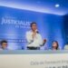 El gobernador Uñac encabezó un acto en el PJ sanjuanino para repudiar el magnicidio a CFK