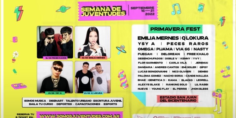 Localidades agotadas para la Semana de las Juventudes