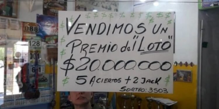 Un sanjuanino ganó más de $20.000.000 en el Loto y pudo ganar más