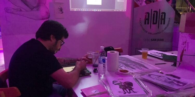 Se viene la séptima edición de La Noche del Dibujo en el Franklin Rawson