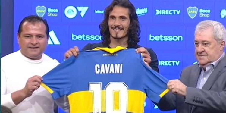 Boca Juniors presentó a Edinson Cavani como nuevo refuerzo: “Voy a defender esta camiseta como si fuera el club de toda mi vida”